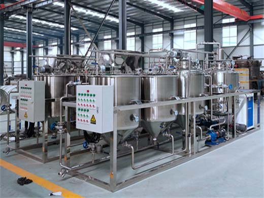 équipement de raffinerie d'huile de palme gly500 au bénin