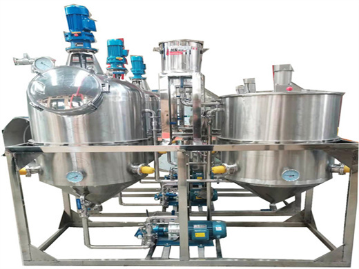 machine à huile de soja semi-automatique avec raffinerie