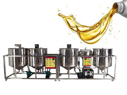 machine de raffinage d'huile de tournesol brute à lomé