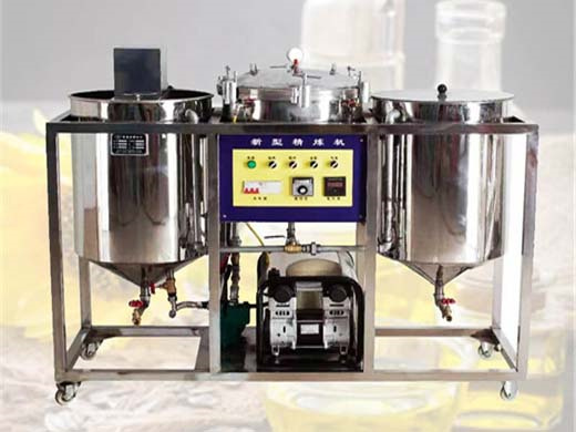 Machine d'atelier de raffinage d'huile d'arachide à Lomé